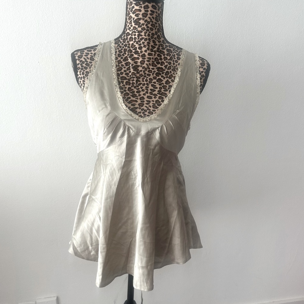 Silver cami